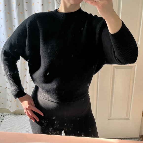 Cute dressy black sweater - Picture 3 of 4